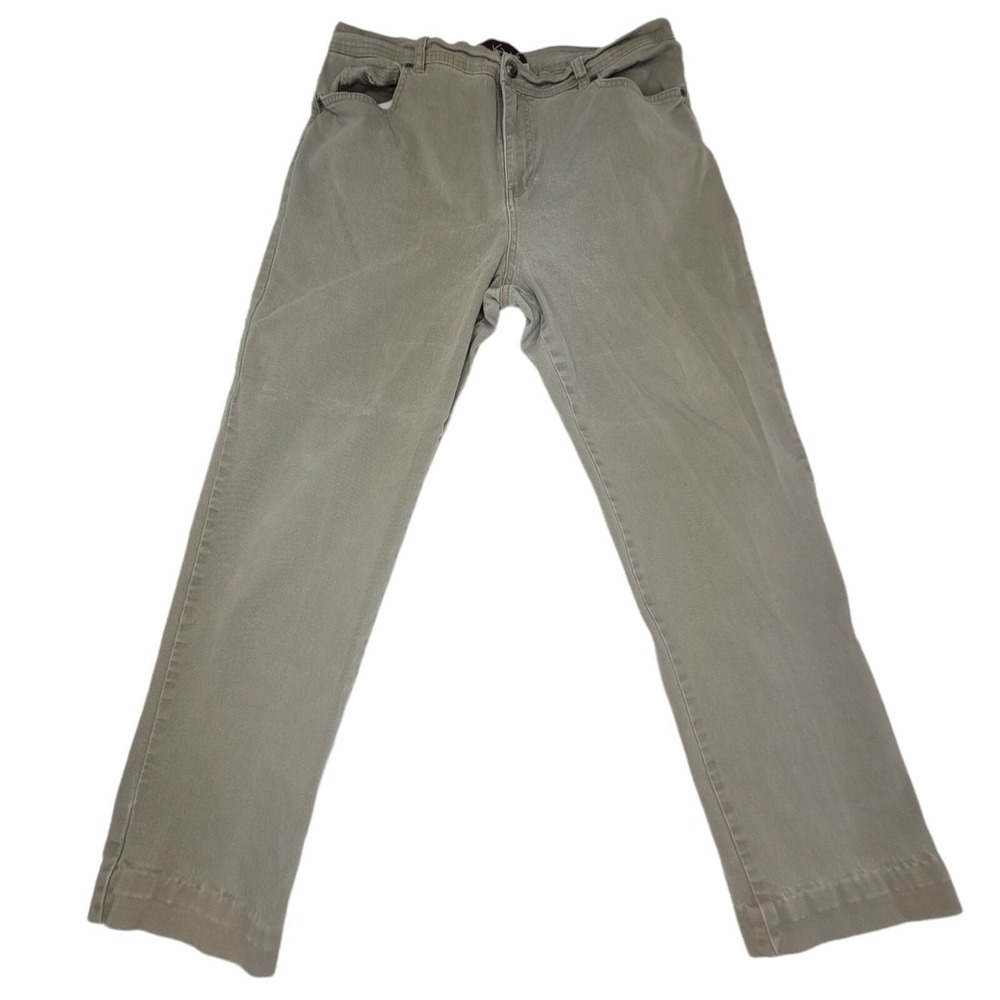 Gloria Vanderbilt Jeans Women's Size 16‎ Cotton Elastic Blend Beige